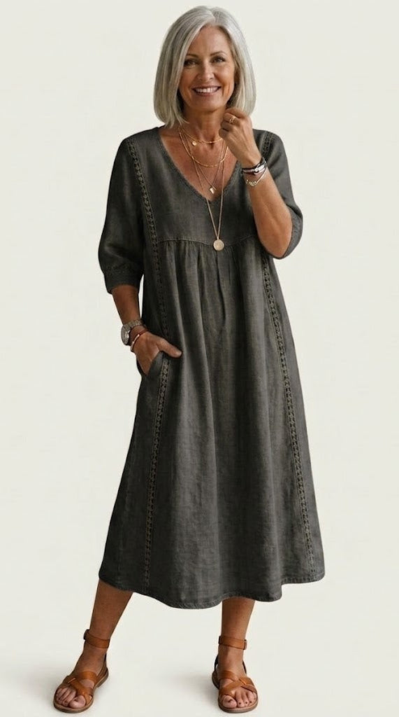Juliette | Abito Maxi Elegance a Linea ad A