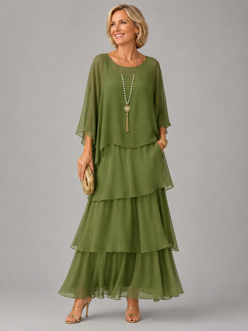 Vestito Maxi Floreale Elegante