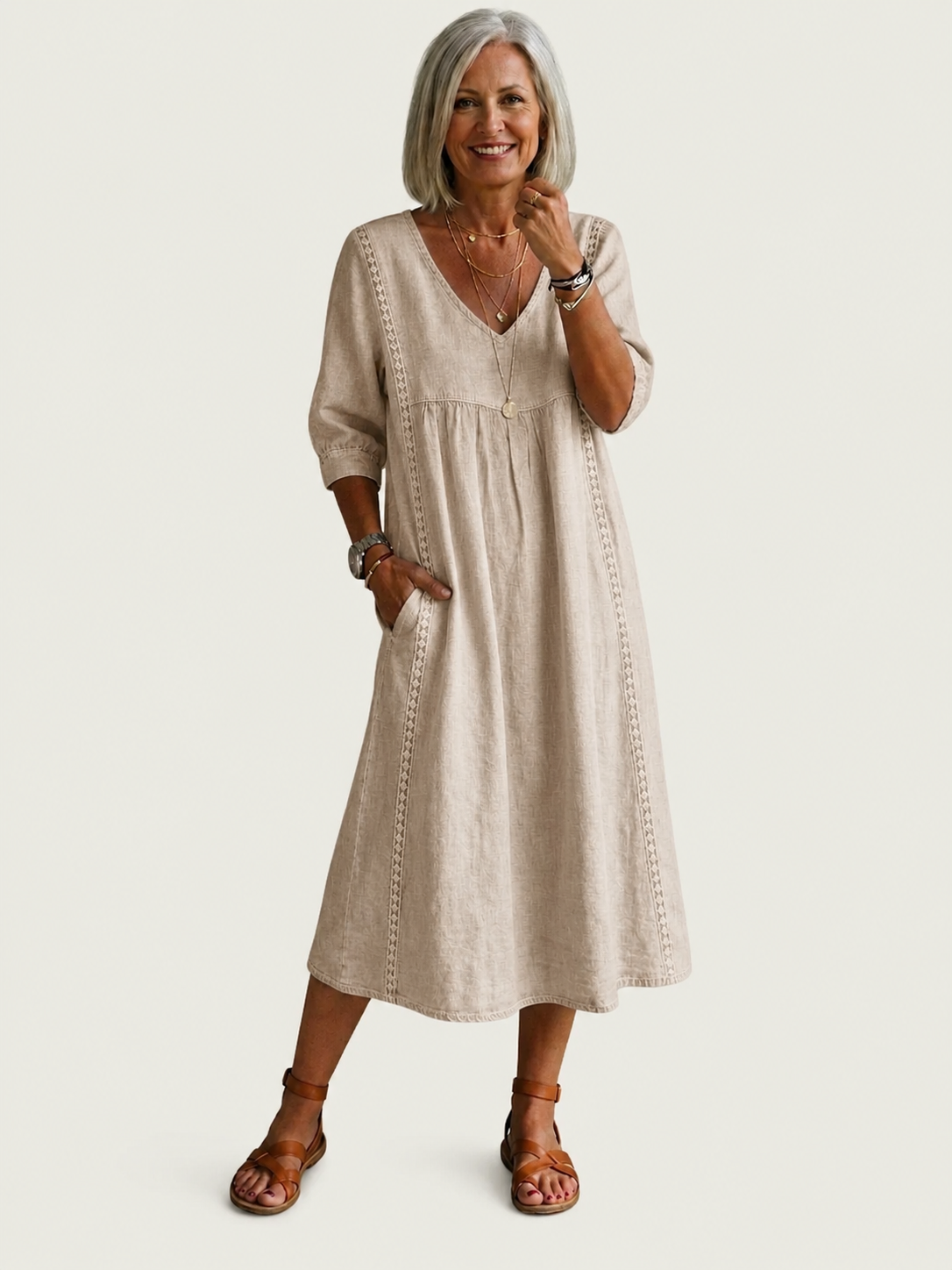 Juliette | Abito Maxi Elegance a Linea ad A