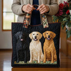 Borsa shopper artigianale - Tre labrador