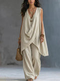 Maryse | Completo Due Pezzi Drappeggiato