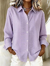Norelle™ | Camicetta Casual a Righe con Bottoni Frontali