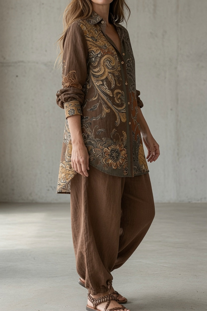 Natalie | Completo Vintage Camicia e Pantaloni