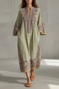 Elena | Abito Vintage con Ricami
