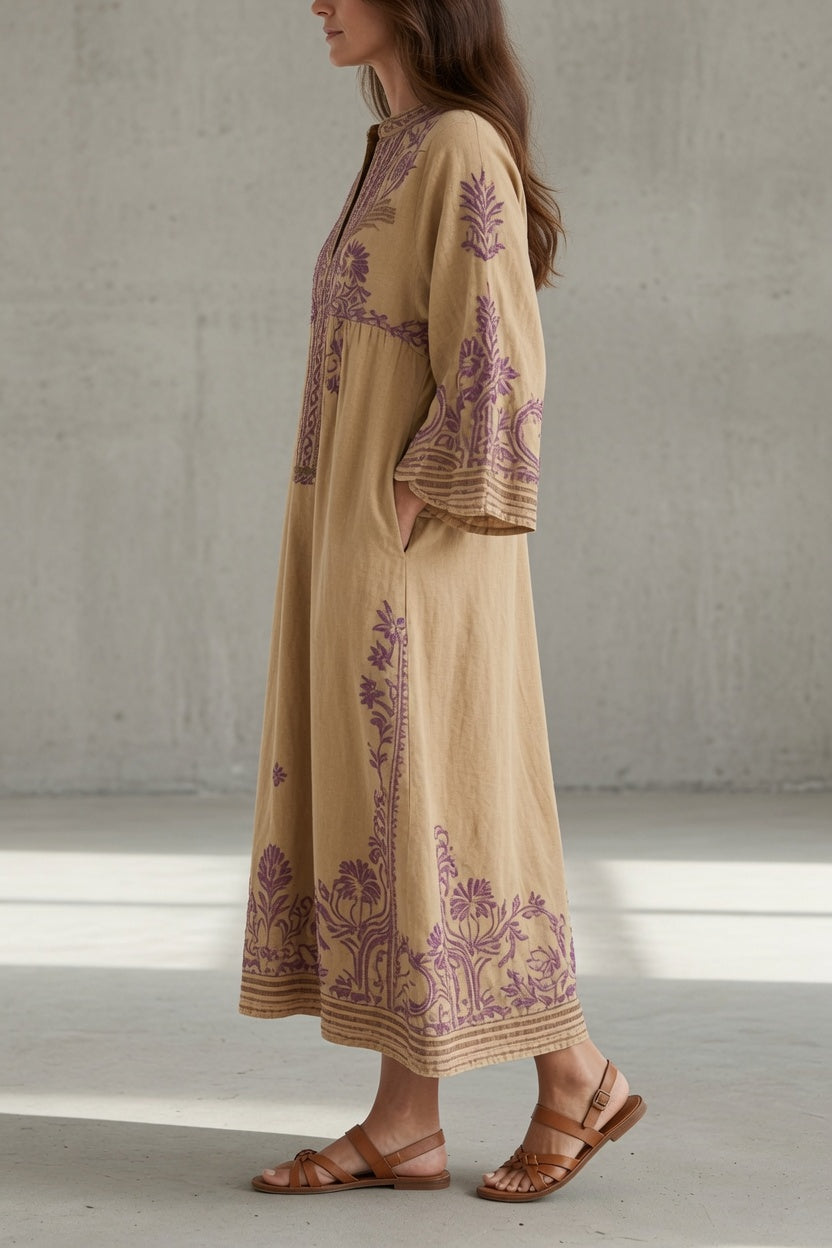 Elena | Abito Vintage con Ricami