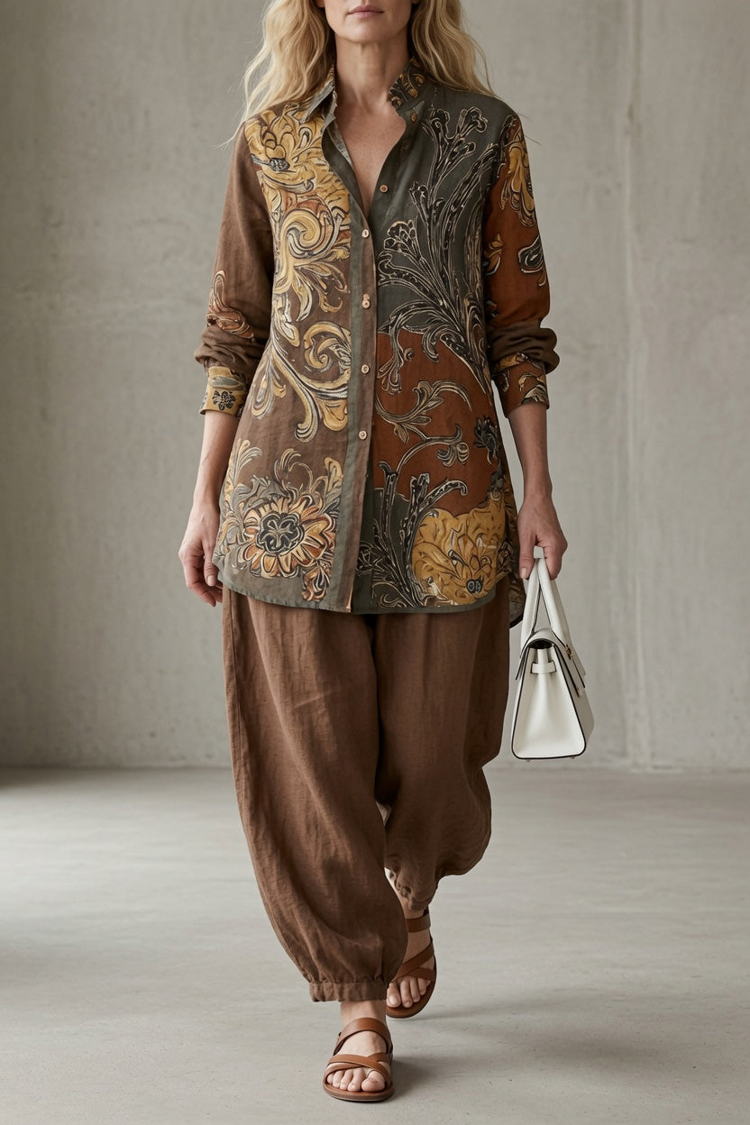 Tara | Completo Vintage Camicia e Pantaloni