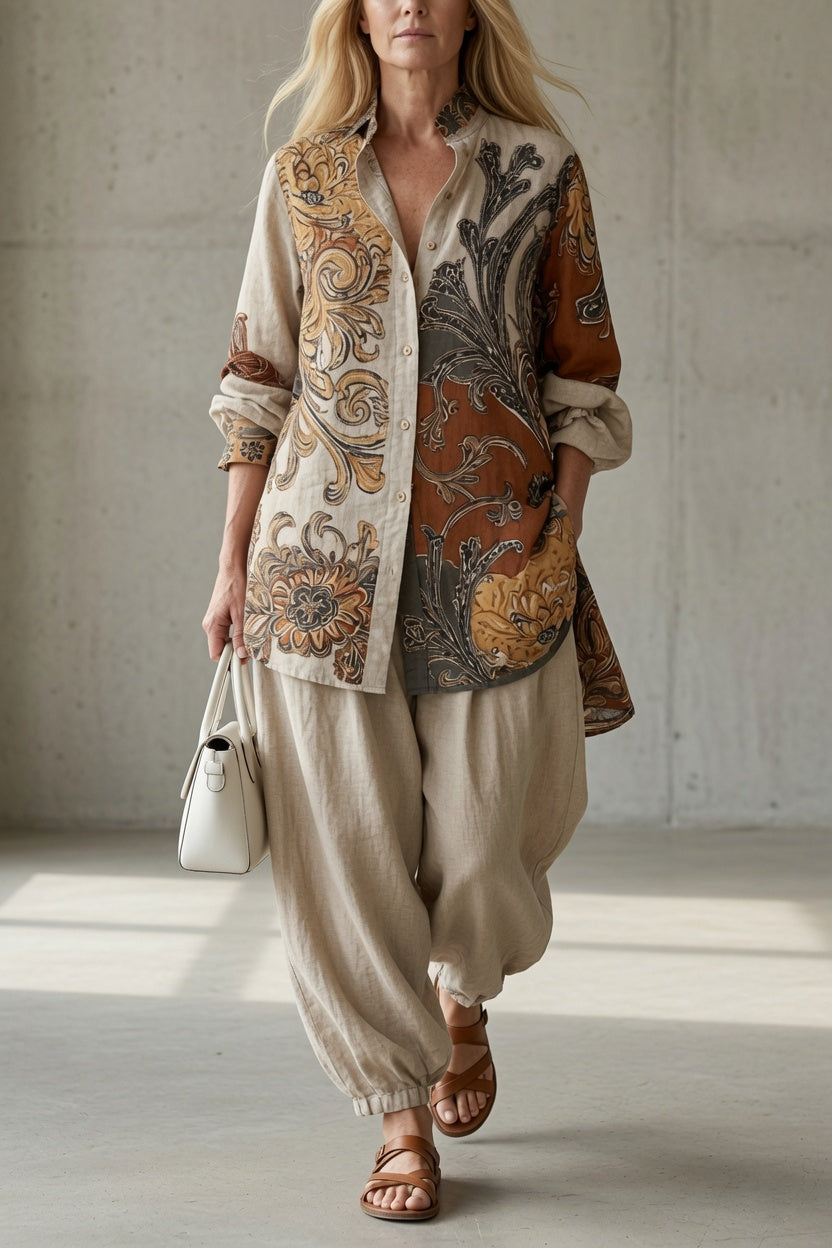 Tara | Completo Vintage Camicia e Pantaloni