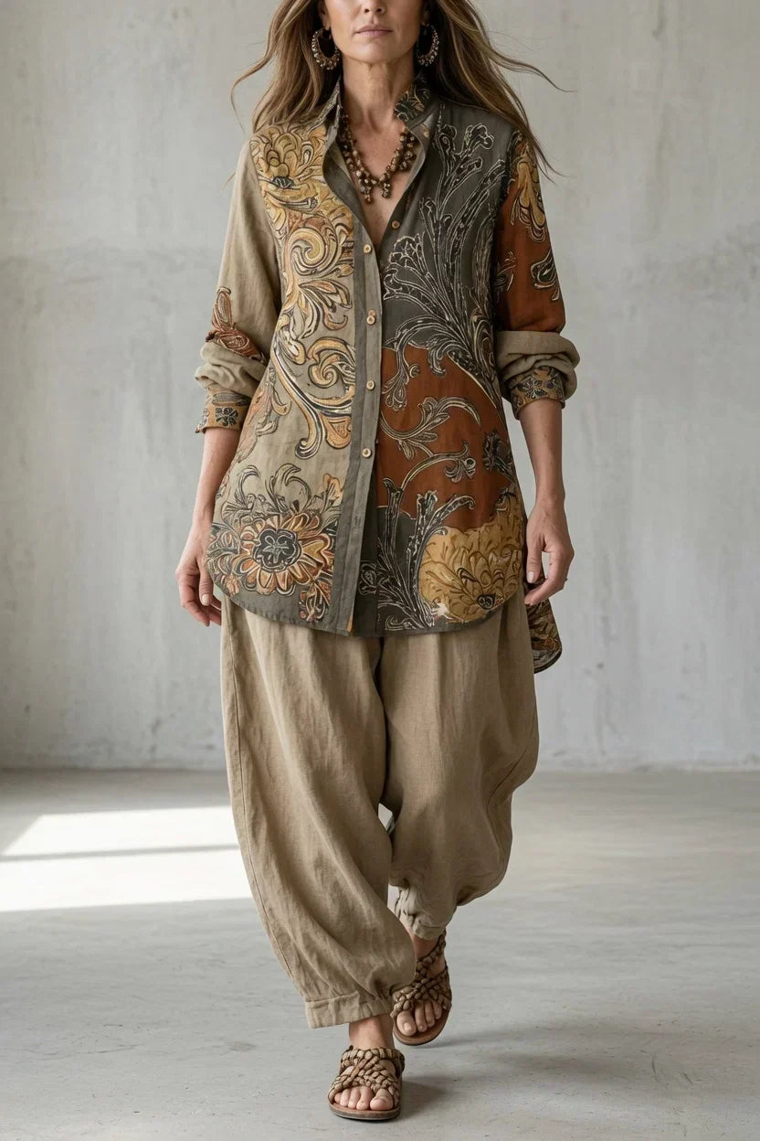 Tara | Completo Vintage Camicia e Pantaloni