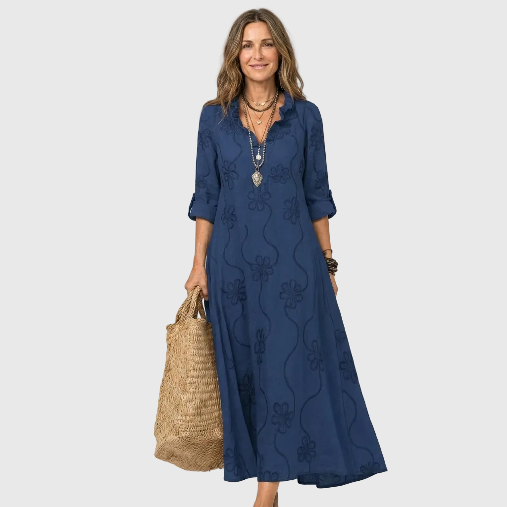 Vestito Camicia Midi Rilassato