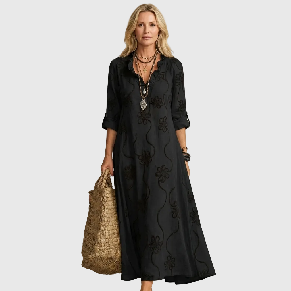 Vestito Camicia Midi Rilassato