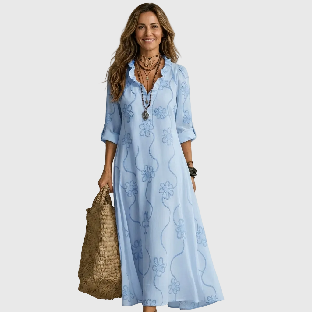 Vestito Camicia Midi Rilassato
