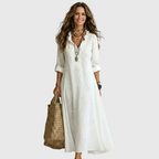 Vestito Camicia Midi Rilassato