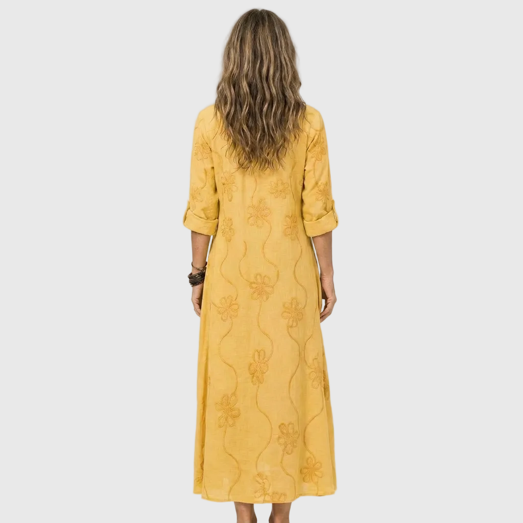 Vestito Camicia Midi Rilassato