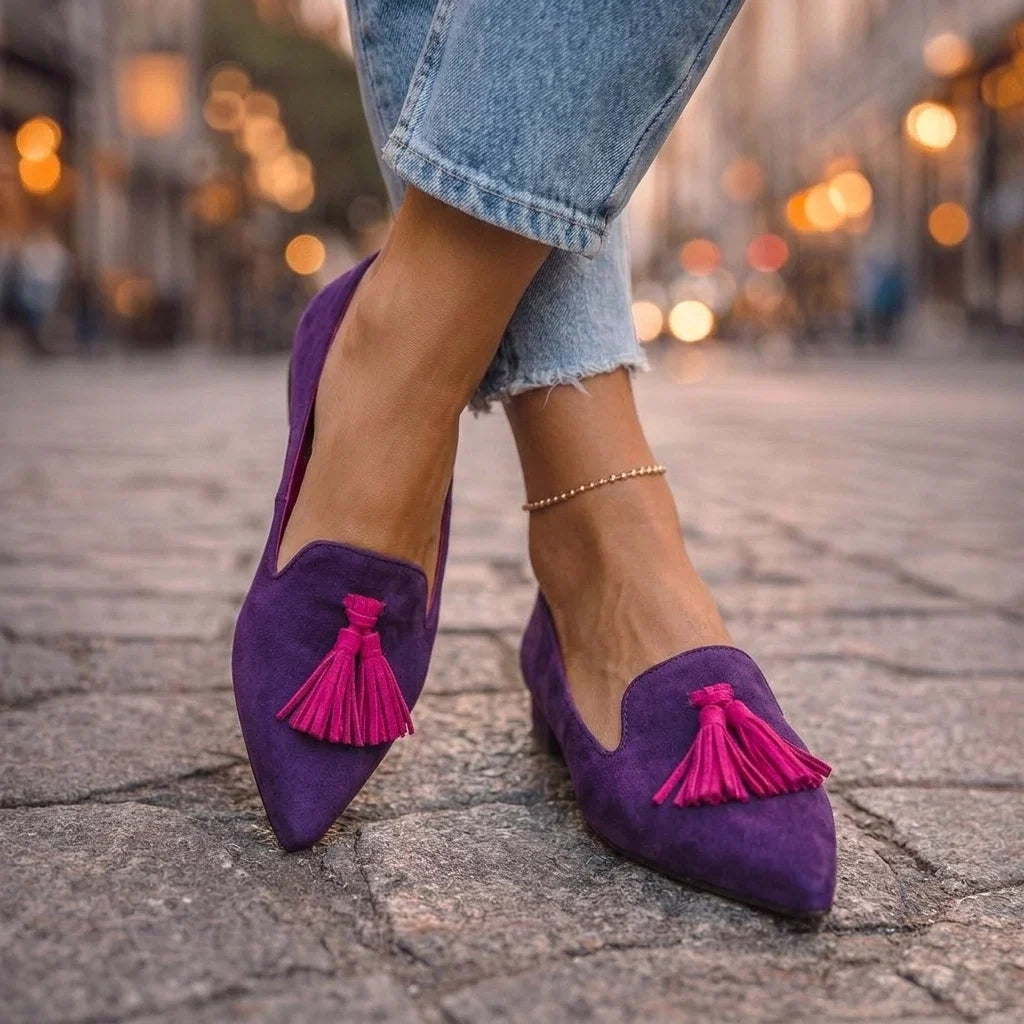 Livia – Ballerine a Punta con Stampa Leopardo