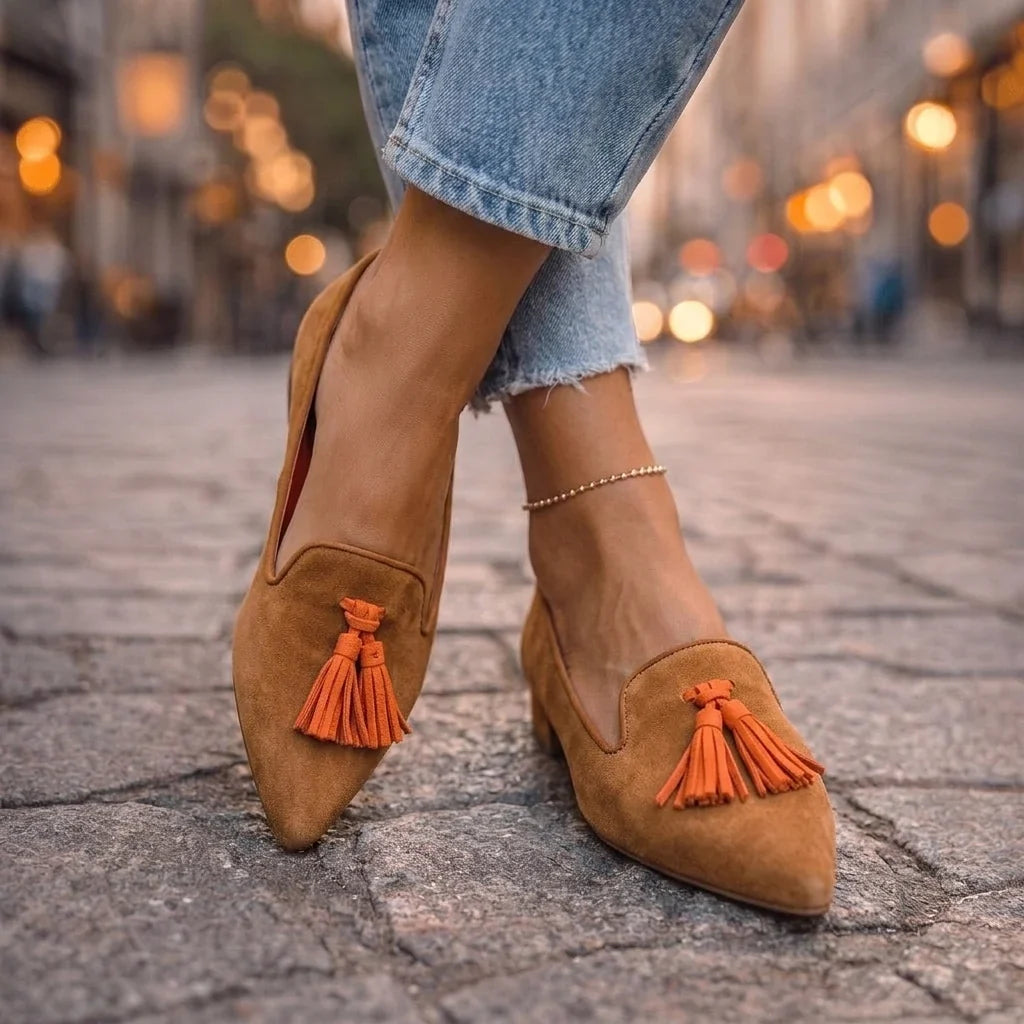 Livia – Ballerine a Punta con Stampa Leopardo