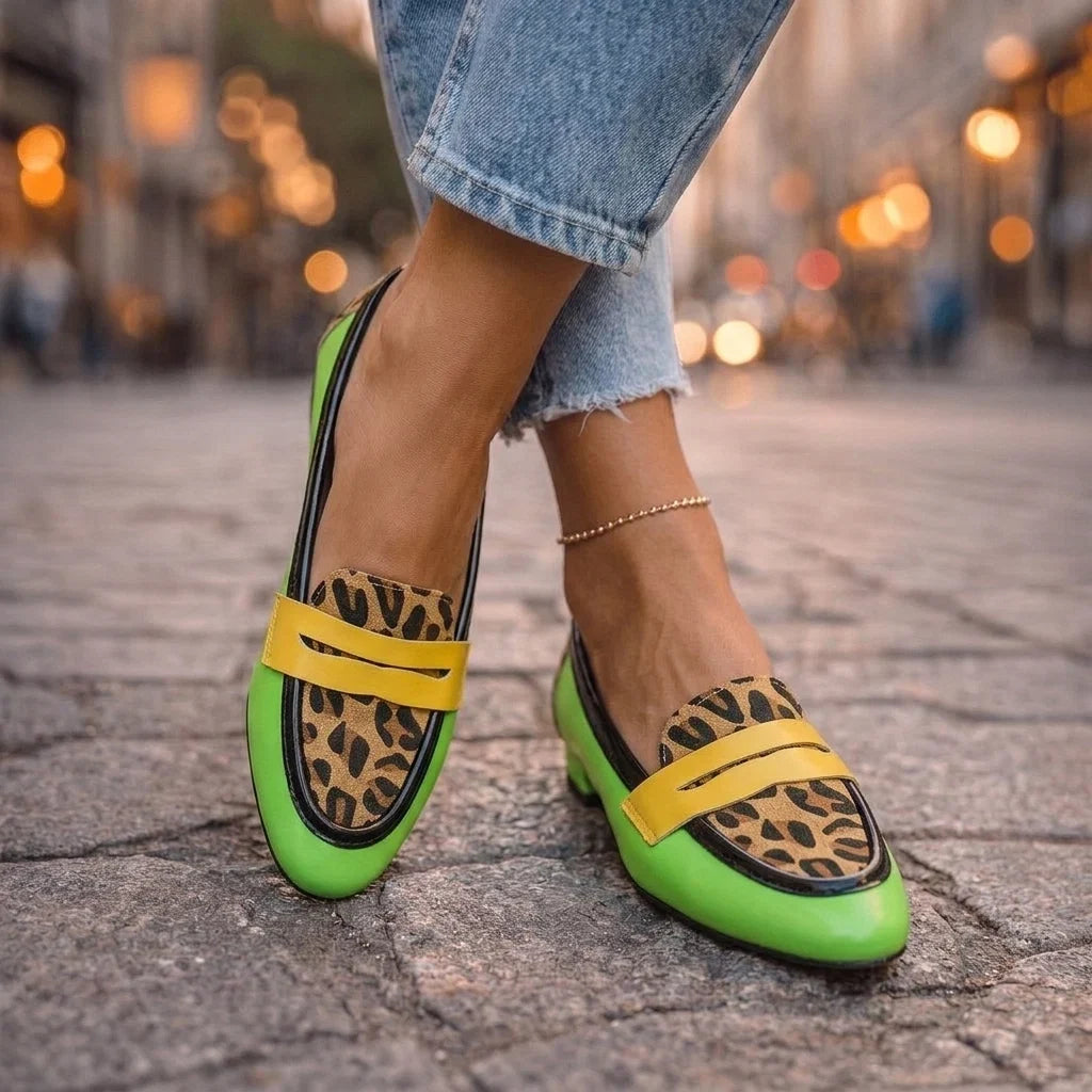 Rosalia – Mocassini con Stampa Leopardo