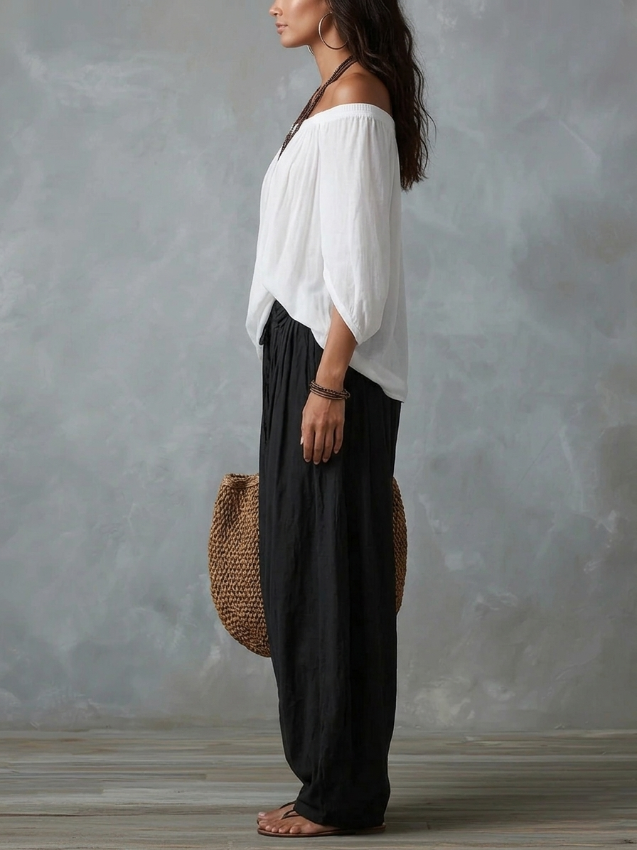 Morgane | Completo Due Pezzi a Spalle Scoperte