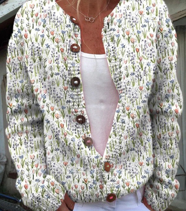 Cardigan Perrette Prato Fiorito