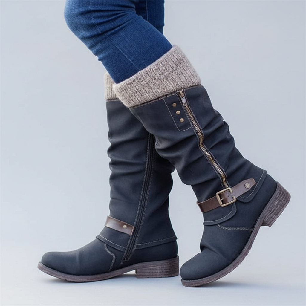 Bonnie | Stivali Eleganti con Fibbia e Sostegno
