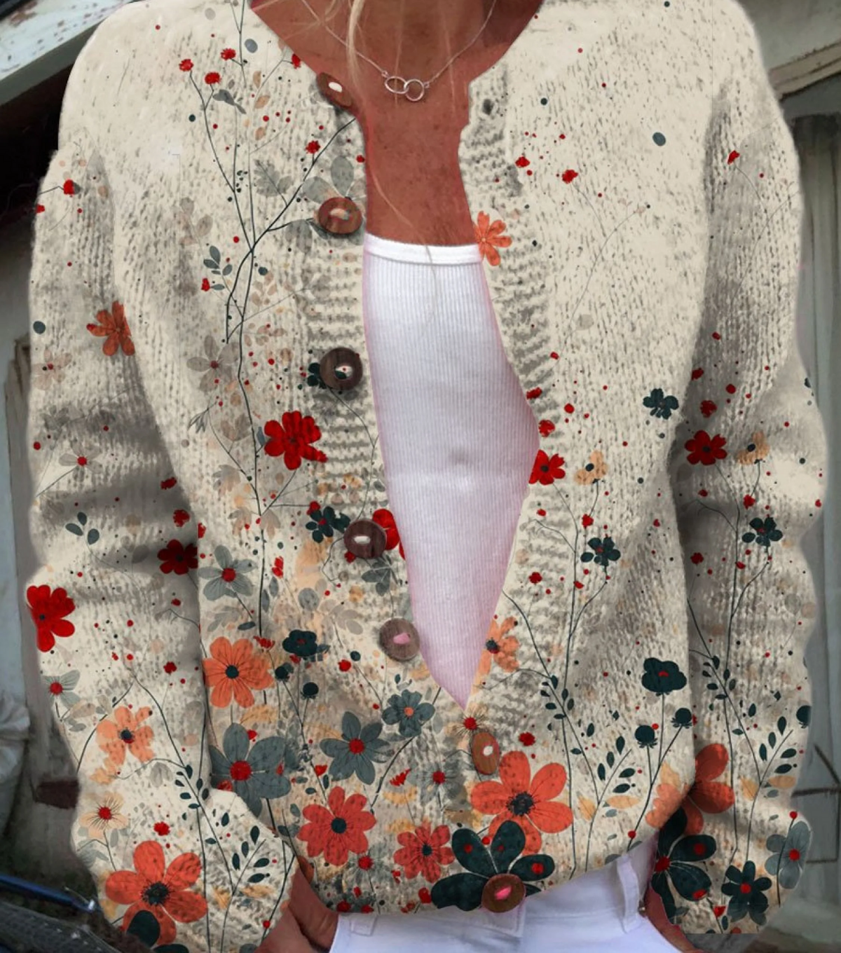 Cardigan Nolwenne Papaveri