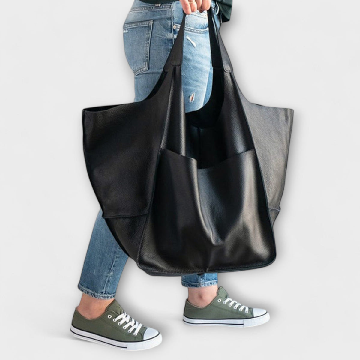 Urania | Borsa shopper oversize in pelle